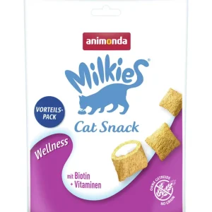 Ausverkauf Sparpaket 2 x 120 g Animonda Milkies Wellness Knusperkissen Katzen Snack